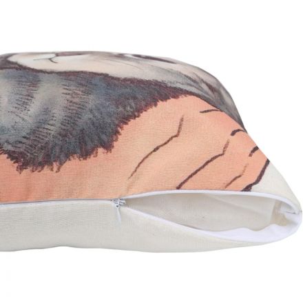 Подушка декоративная 40х40см (хлопок 60%, ПЭ 40%/новолон ПЭ), ПД40-033