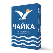Бумага офисная ЧАЙКА, марка В, Россия, 153% (CIE), А4, 80 г/м2, 500 л.