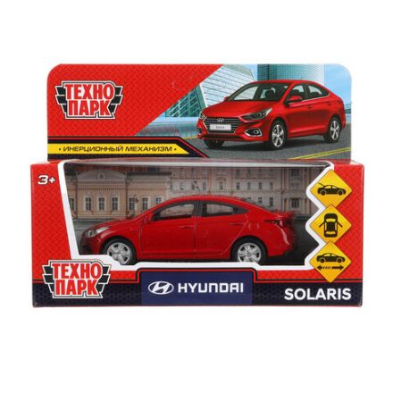 Машина металлическая коллекционная АССОРТИ 4, длина 12 см, инерционная, 10 видов, ТЕХНОПАРК, N-004, SB1809FRN