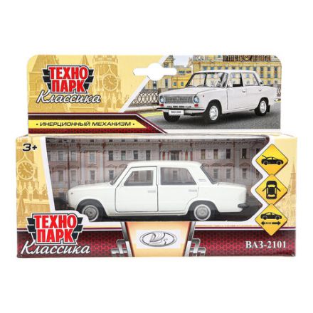 Машина металлическая коллекционная АССОРТИ 4, длина 12 см, инерционная, 10 видов, ТЕХНОПАРК, N-004, SB1809FRN