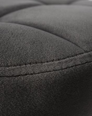 Набор 2 шт Табурет барный DOBRIN BRUNO, серый велюр (MJ9-75)