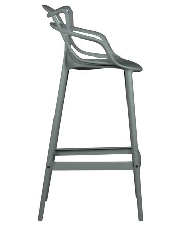 Набор 4 шт Стул барный DOBRIN MASTERS BAR, тёмно-серый (GR-04)