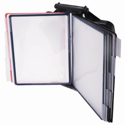 Демосистема настенная, регулируемый угол наклона, 10 цветных панелей А4, черная, BRAUBERG "SOLID", 236720 Демосистема настенная, регулируемый угол наклона, 10 цветных панелей А4, черная, BRAUBERG "SOLID", 236720