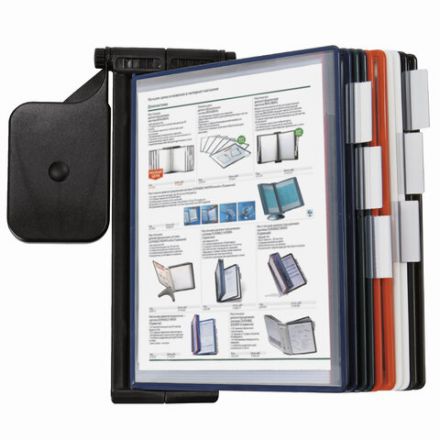 Демосистема настенная, регулируемый угол наклона, 10 цветных панелей А4, черная, BRAUBERG "SOLID", 236720 Демосистема настенная, регулируемый угол наклона, 10 цветных панелей А4, черная, BRAUBERG "SOLID", 236720