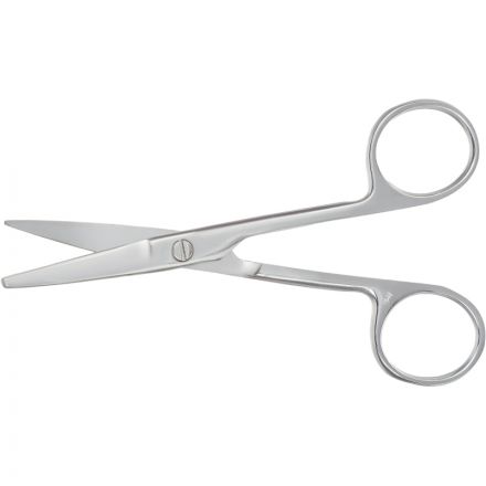 Ножницы с одним острым концом, верт.-изог.,140 мм Н-289