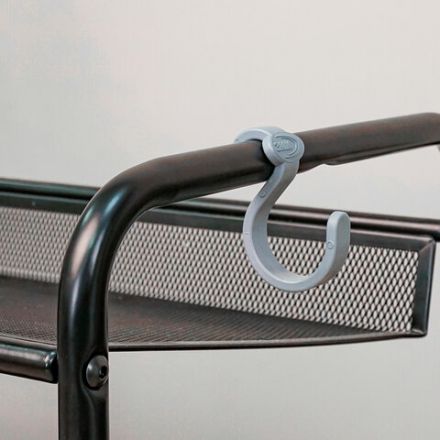 Полка для обуви "Женева-33", 865х270х600 мм, 3 полки, металл, чёрная, ПДО Ж33 Ч