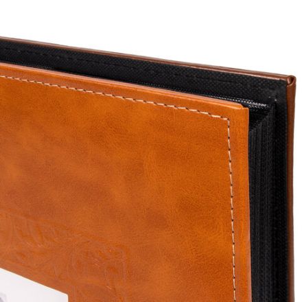 Фотоальбом BRAUBERG "Camel" на 500 фото 10х15 см, под гладкую кожу, коричневый, 391178