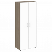 Yalta Шкаф LT.ST-1.10 R white Вяз/Стекло white 800*450*1987