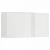 Обложка ПВХ для учебников Петерсон, Моро, Гейдмана, Плешакова, ПЛОТНАЯ, 100 мкм, 265х590 мм, универсальная, прозрачная, ЮНЛАНДИЯ, 229328