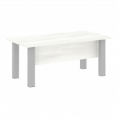 Yalta Стол руководителя LT.D-18.1 Снежная патина/Серые опоры 1800*900*750