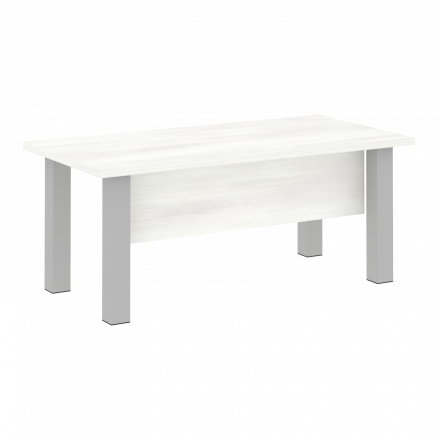 Yalta Стол руководителя LT.D-18.1 Снежная патина/Серые опоры 1800*900*750