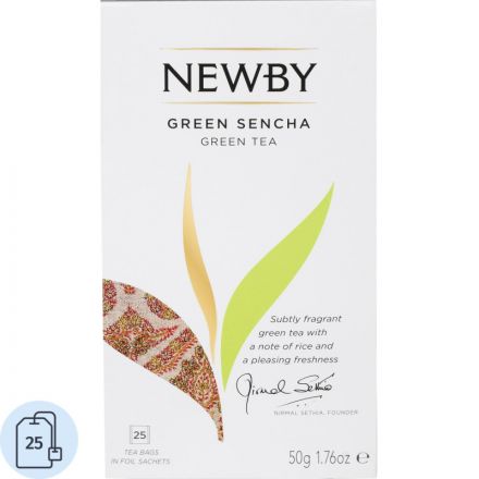 Чай Newby Green Sencha зеленый 25 пакетиков