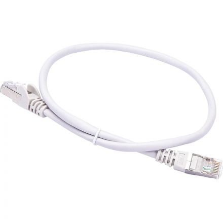 Патч-корд TWT TWT-45-45-0.5/S-GY FTP кат.5e, 0.5 м, серый