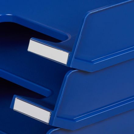 Лоток для бумаг HAN с инд.окном синий 1020/14