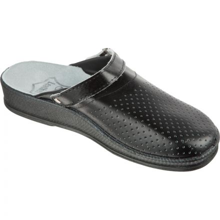 Сабо муж.нат.кожа цв.чёрный(р.43) (10-12-7)