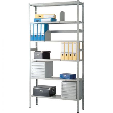 Стеллаж металлический ПРАКТИК MS 6 полок 1000х300х2200