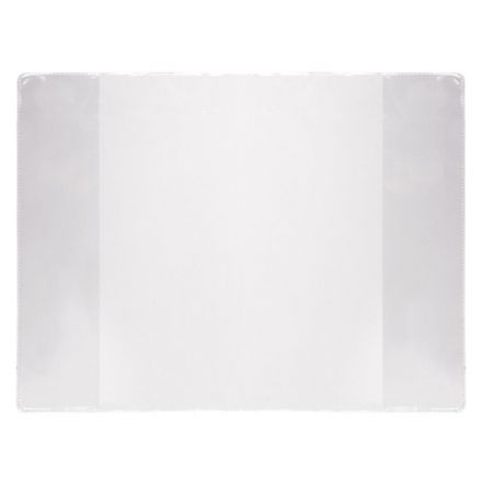 Обложка ПВХ со штрихкодом для БОЛЬШОГО ФОРМАТА A4, контурных карт, атласов, ПЛОТНАЯ, 120 мкм, 302х440 мм, прозрачная, ПИФАГОР, 224842