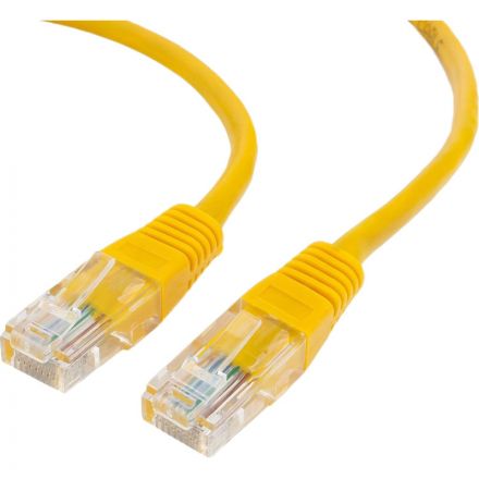 Патч-корд UTP Cablexpert PP10-10M/Y кат.5e, 10м, литой, (жёлтый)