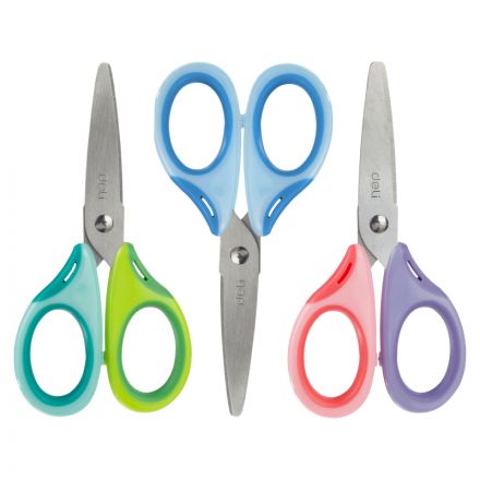 Ножницы детские Deli E6068 Neon 135мм сталь ассорти Ножницы детские Deli E6068 Neon 135мм сталь ассорти