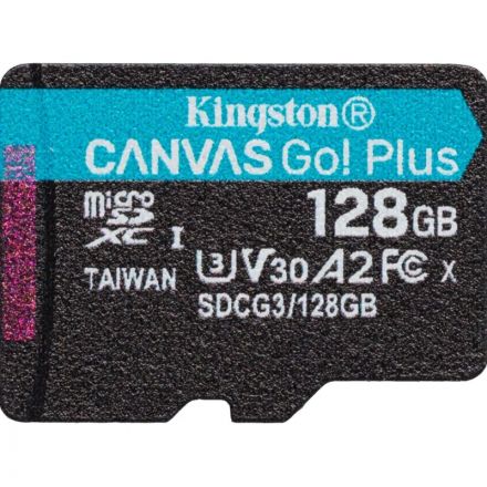 Карта памяти Kingston Canvas Go! Plus microSDXC UHS-I Cl10, SDCG3/128GBSP Карта памяти Kingston Canvas Go! Plus microSDXC UHS-I Cl10, SDCG3/128GBSP