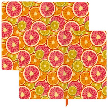 Ежедневник недатированный А5 (138х213 мм), BRAUBERG VISTA, под кожу, гибкий, 136 л., "Orange story", 112018