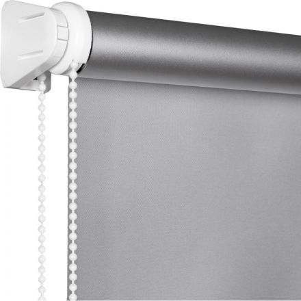 Рулонная штора Комус Мебель blackout silver 537837 V2, 70х160, серый