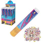 Хлопушка пневматическая 30 см "Party Mix", фольга, конфетти, ассорти, ЗОЛОТАЯ СКАЗКА, 592465