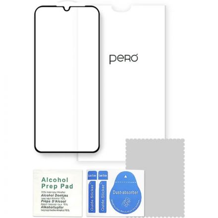 Защитное стекло PERO Full Glue для Samsung A26, черное