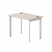 Стол прямой Everprof EVO на металлокаркасе 980х670х755 мм опоры 45гр Кашемир/Белый