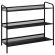 Полка для обуви "Женева-23", 645х270х600 мм, 3 полки, металл, чёрная, ПДО Ж23 Ч