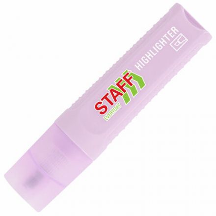 Набор текстовыделителей 4 ПАСТЕЛЬНЫХ ЦВЕТА, STAFF "EVERYDAY HL-707", линия 1-5 мм, скошенный наконечник, 152549