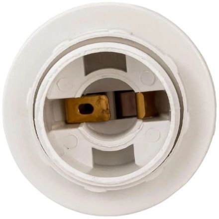 Патрон Е14-ППК пластиковый с прижимным кольцом IN HOME