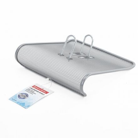 Подставка для календаря большая BRAUBERG "Germanium", металлическая, 57х200х200 мм, серебристая, 231973