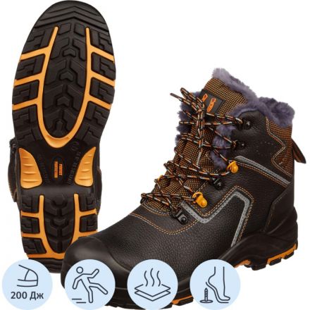 Ботинки PERFECT PROTECTION ПУ/НР с ПП и МС утепленные р.37 (111732) Ботинки PERFECT PROTECTION ПУ/НР с ПП и МС утепленные р.37 (111732)