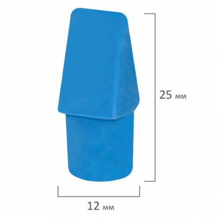 Ластики-колпачки BRAUBERG "Eraser Caps", НАБОР 12 ШТУК, яркие цвета ассорти, блистер, 271994