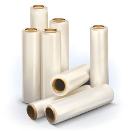 Стрейч-пленка для ручной упаковки 50 см х 128 м, 17 мкм, 1 кг - нетто, ПЕРВИЧНОЕ СЫРЬЕ, растяжение 300% Стрейч-пленка для ручной упаковки 50 см х 128 м, 17 мкм, 1 кг - нетто, ПЕРВИЧНОЕ СЫРЬЕ, растяжение 300%