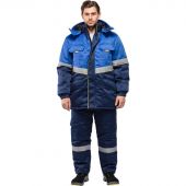 Куртка рабочая зимняя з43-КУ вас/син р.48-50/170-176