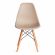 Стул Tetchair CINDY (EAMES) (mod. 1801) дерево бук/металл/сиденье пластик, 45x51x82 см, Beige (Бежевый)
