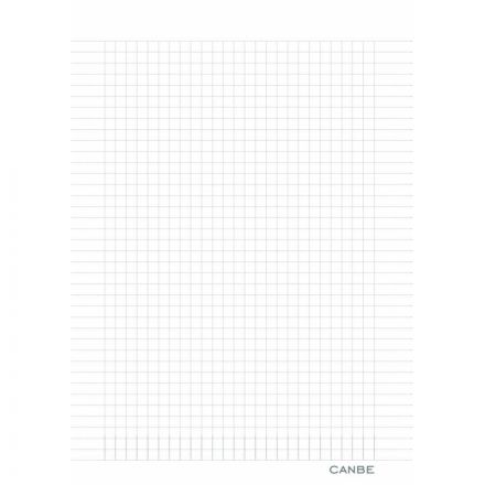 Бизнес-тетрадь Canbe Office Flowers А5 60 листов в клетку на спирали (140х185 мм)