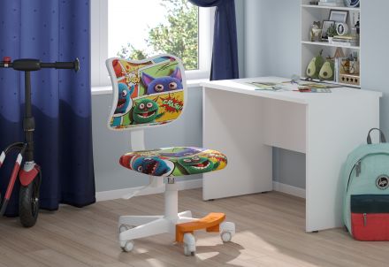 Подставка для кресел Chairman Kids 101/104/105/106/108/109/115/112 (ПП) оранжевая