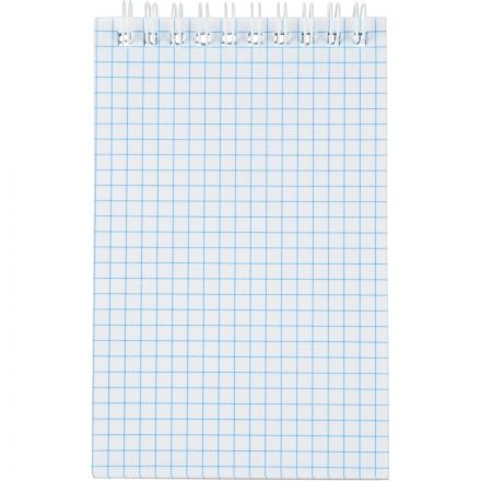 Блокнот на спирали А6 60л. ATTACHE,т.-зеленый, блок 60г, обложка 215г