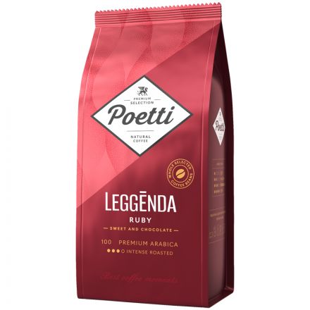 Кофе в зернах Poetti "Leggenda Ruby", вакуумный пакет, 1кг Кофе в зернах Poetti "Leggenda Ruby", вакуумный пакет, 1кг