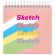 Скетчбук, белая бумага 120 г/м2, 190х190 мм, 80 л., гребень, жёсткая подложка, BRAUBERG ART, Ассорти Mood, 116905