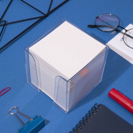 Блок для записей Attache Economy 90x90x90 мм белый в боксе  (плотность 65 г/кв.м)