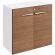 Шкаф Linkor низкий орех линк/бел 147H101 Шкаф Linkor низкий орех линк/бел 147H101
