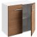 Шкаф Linkor низкий орех линк/бел 147H101 Шкаф Linkor низкий орех линк/бел 147H101
