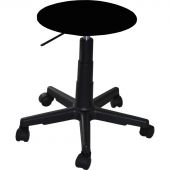 Табурет лабораторный UF2_Талли, кожзам черный, пластик Табурет лабораторный UF2_Талли, кожзам черный, пластик