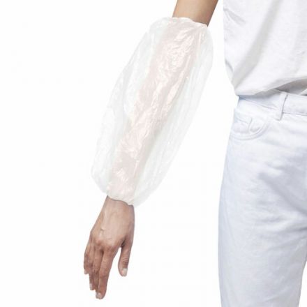 Нарукавники одноразовые прочные КОМПЛЕКТ 50 штук (25 пар) ПЭ, 24 мкм, 6 г, 25х40 см, ELEGREEN Нарукавники одноразовые прочные КОМПЛЕКТ 50 штук (25 пар) ПЭ, 24 мкм, 6 г, 25х40 см, ELEGREEN