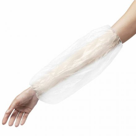 Нарукавники одноразовые прочные КОМПЛЕКТ 50 штук (25 пар) ПЭ, 24 мкм, 6 г, 25х40 см, ELEGREEN Нарукавники одноразовые прочные КОМПЛЕКТ 50 штук (25 пар) ПЭ, 24 мкм, 6 г, 25х40 см, ELEGREEN