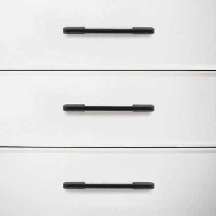 Ручка УЗК_скоба меб.StahlBuro A300-96 (16661) BL матовый черный 2шт/уп